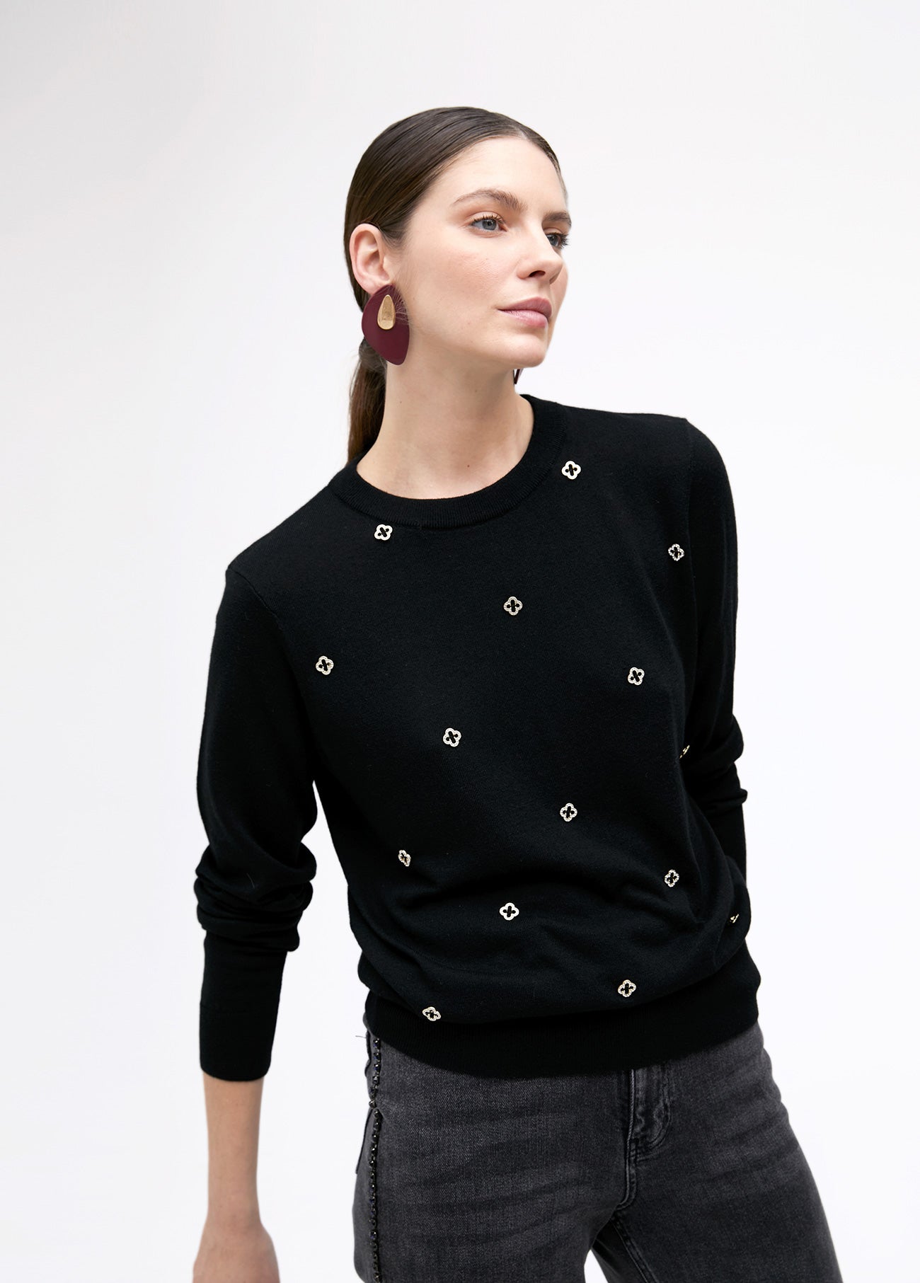 Sweater with Jewels