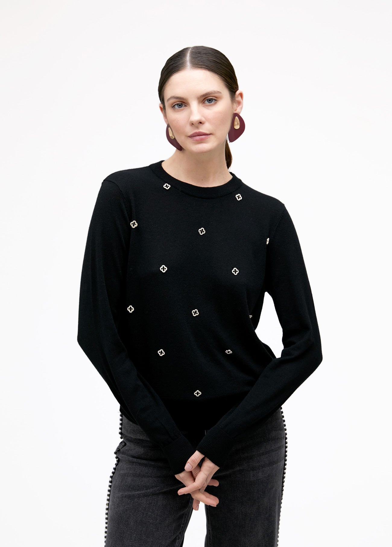 Sweater with Jewels