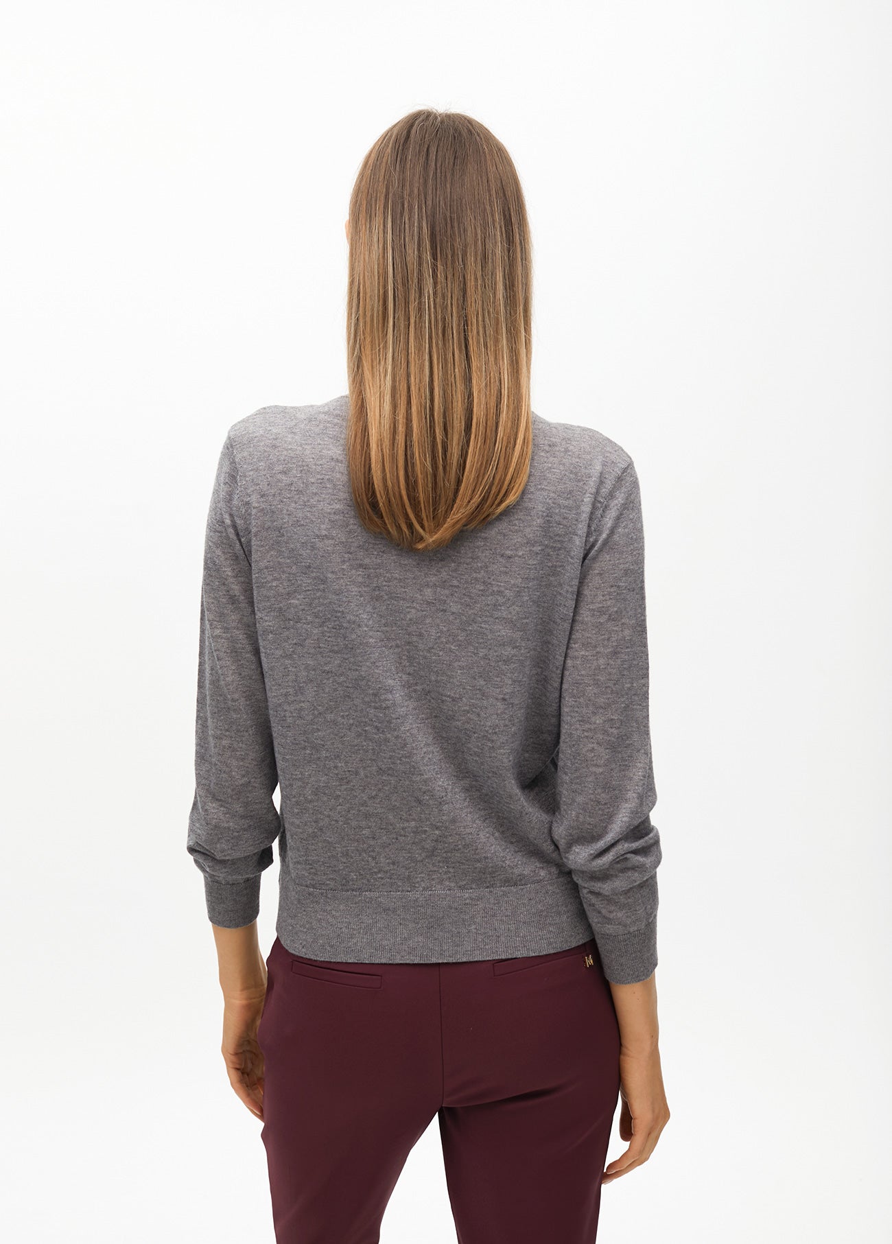 Two-Piece Cardigan with Bow Jewel