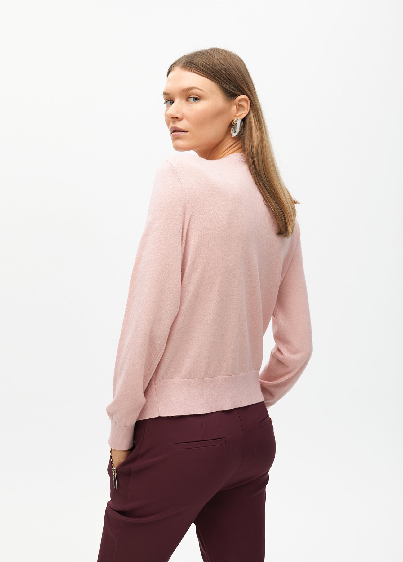 Two-Piece Cardigan with Bow Jewel