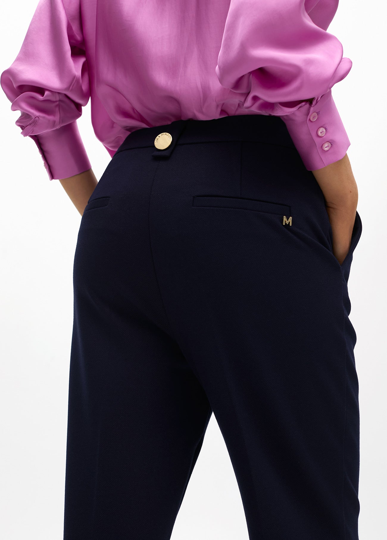 Knit Pants with Buttons