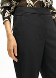 Chinos with waistband detail