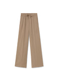 Straight fit trousers with an elasticated waistband and adjustable drawstring