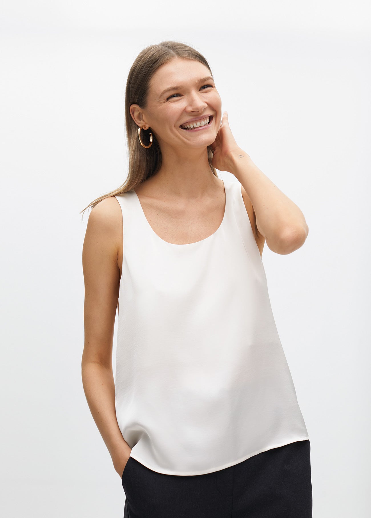Basic Wide Strap Top