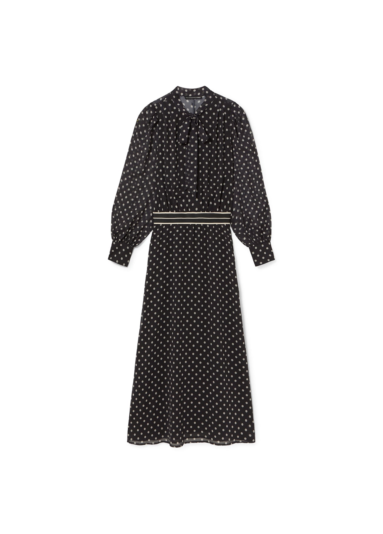 Long Polka Dot Dress