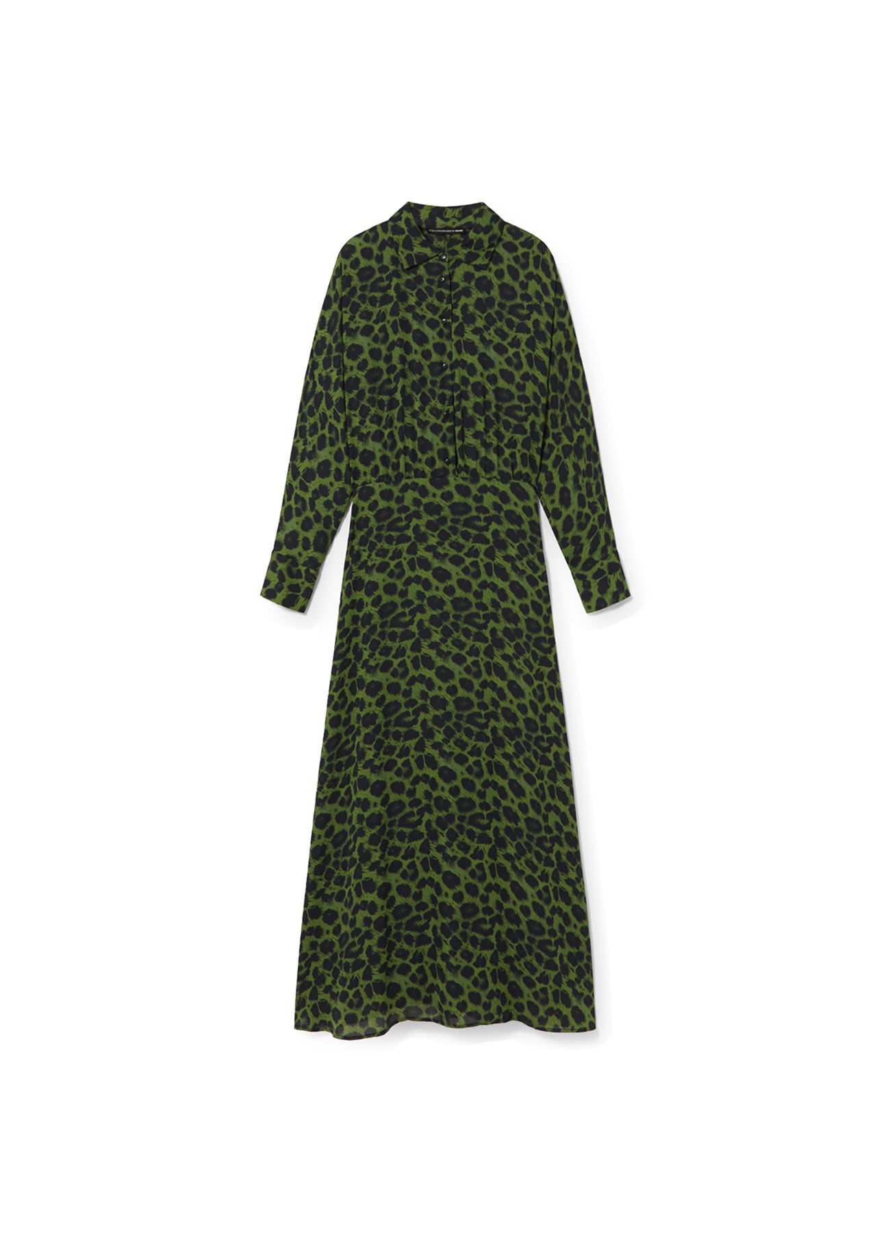 Flowy Printed Shirtdress