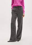mf2614007-Straight long tweed trousers-Dark Grey
