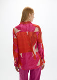mf2615022-Large flower shirt red corals-Ecru-Multicolor