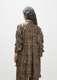 mf2615037-Oversized shirt fantasy fabric-Brown-Multicolor