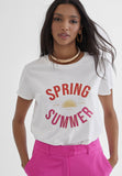 MS2415037-White-Red-Basic Summer T-shirt