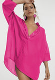 MS2416042-Fuchsia-Short kaftan