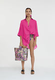 MS2416042-Fuchsia-Short kaftan