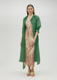 Organza trench coat