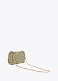 Tweed crossbody flap bag