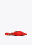 Mules with tie detail
