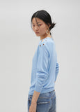 Sweater with shoulder detail