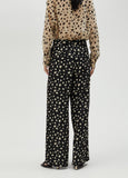 Polka dot palazzo trousers