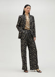 Polka dot palazzo trousers