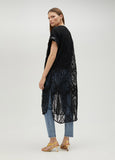 Openwork guipure lace shirt