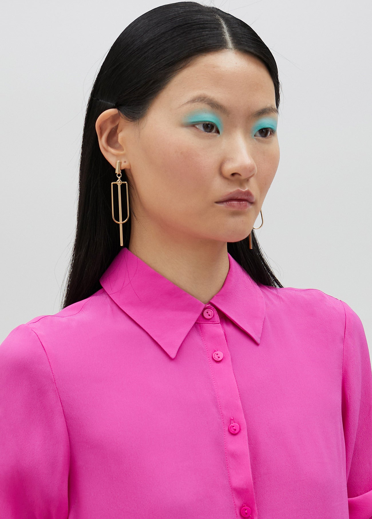 Basic silk shirt