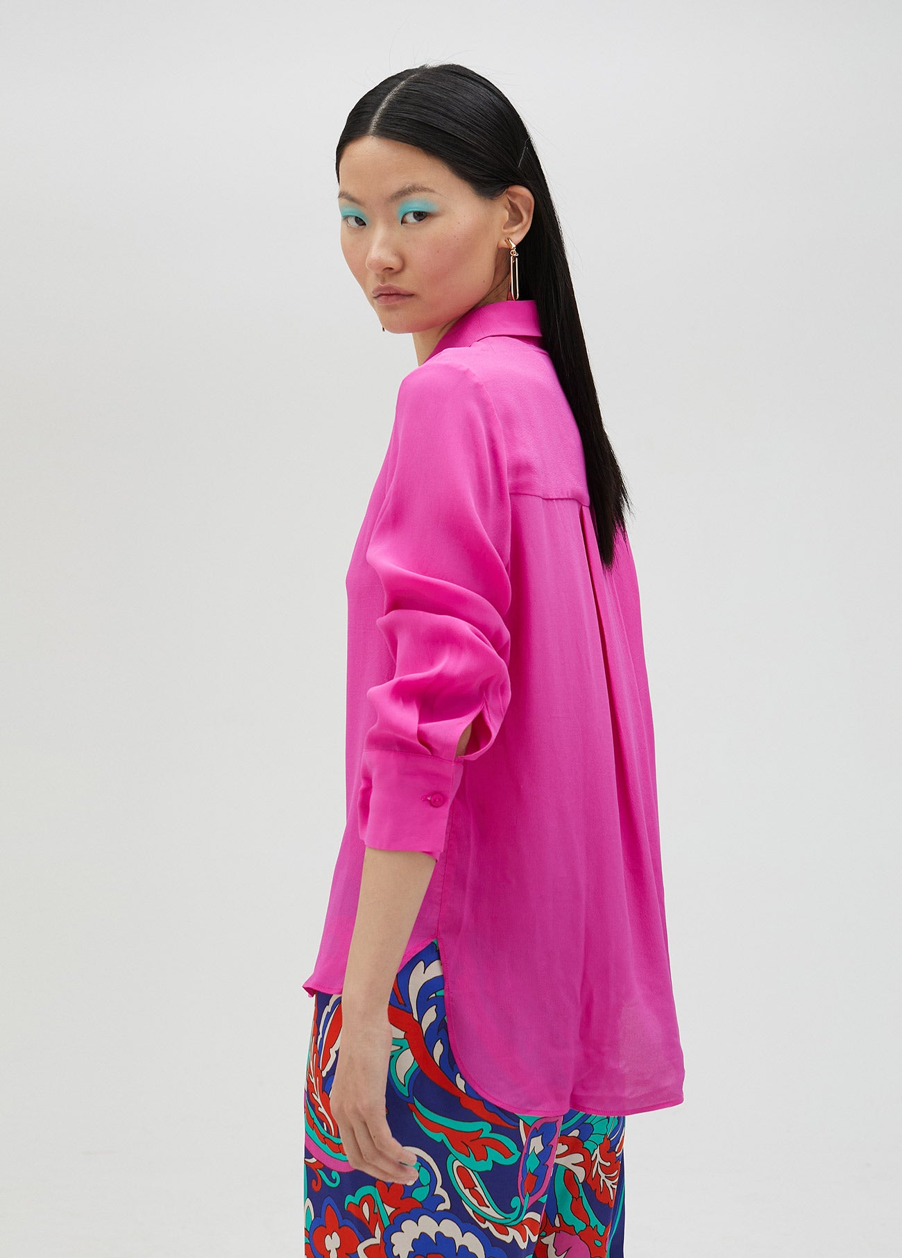 Basic silk shirt