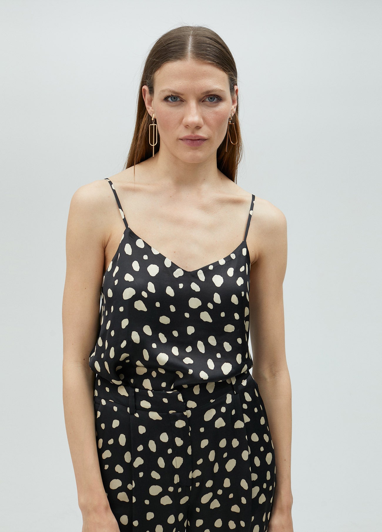 Polka dot camisole top