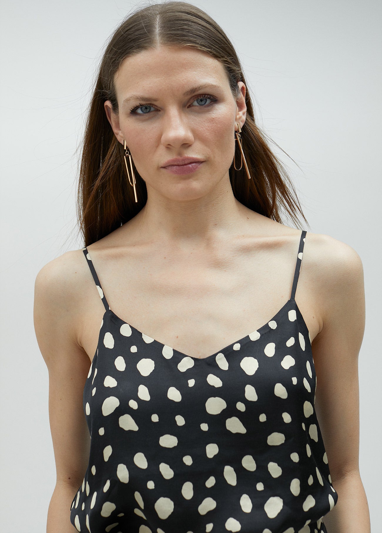 Polka dot camisole top