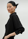 Shirt with rhinestone detail