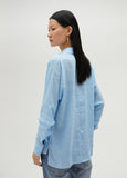 Shirt with rhinestone detail