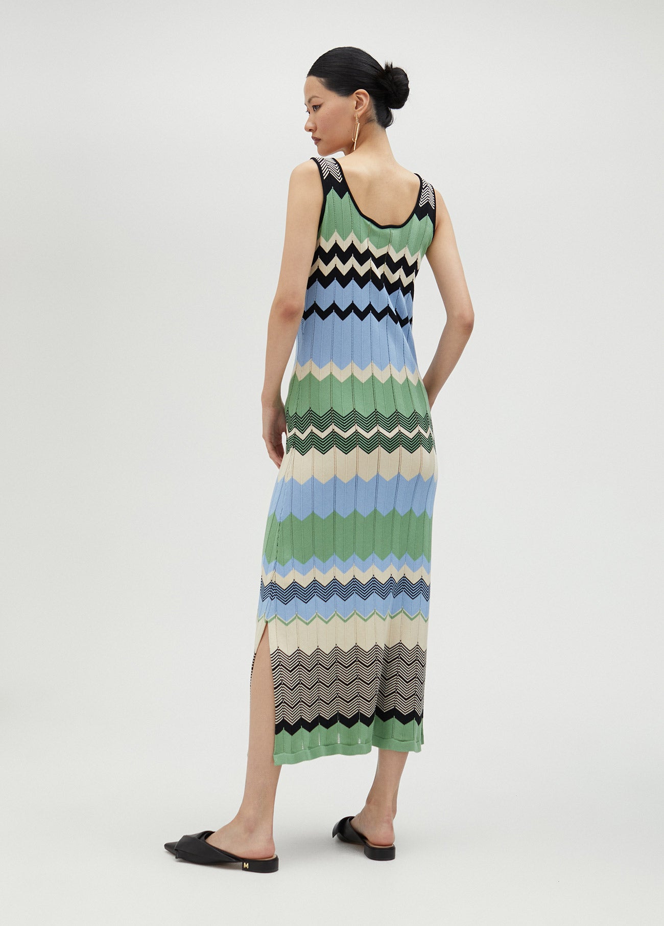 Long multicoloured dress