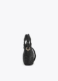 Knotted Faux Leather Crossbody Bag