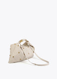 Studded Textured Hobo Bag