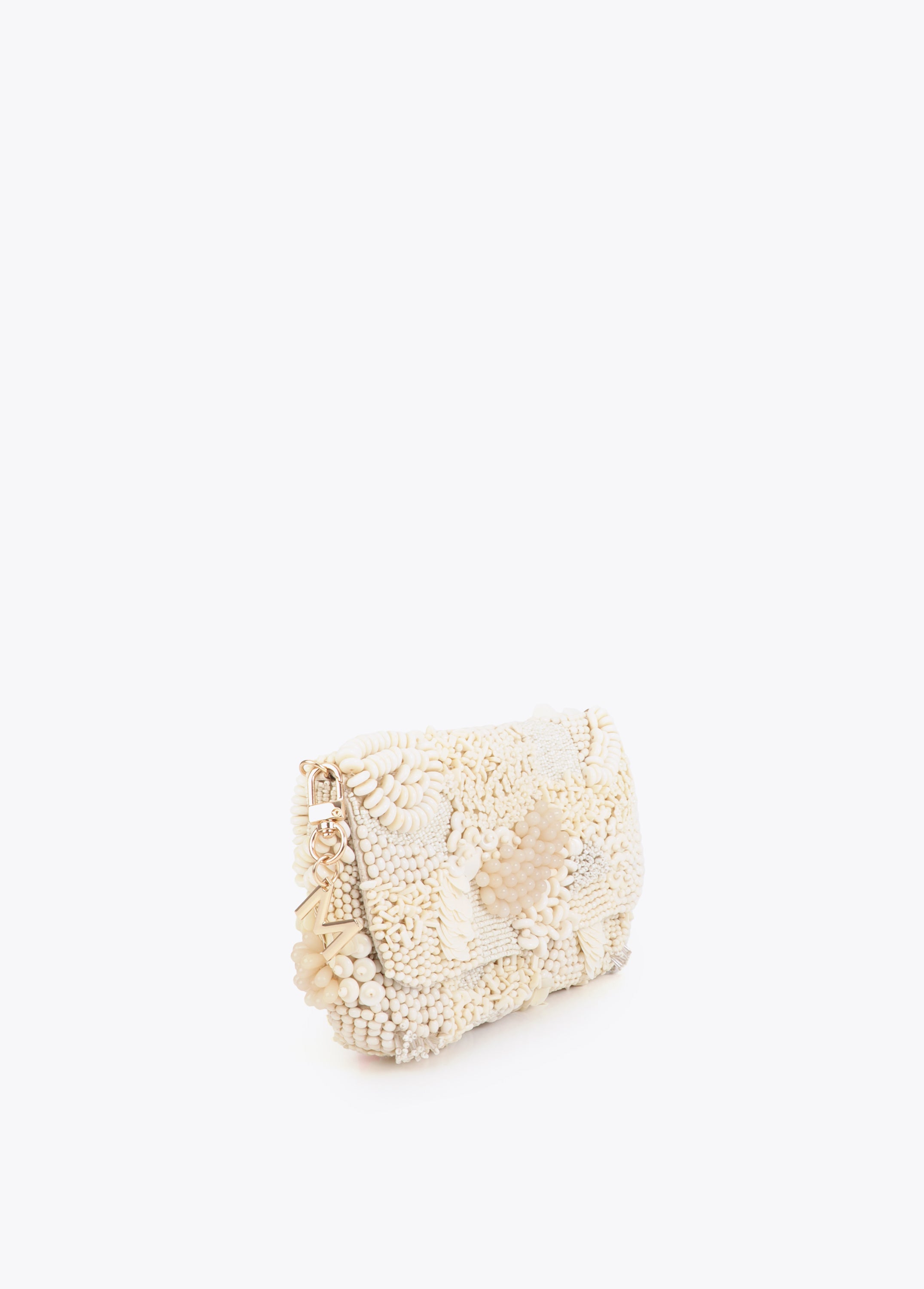Tone-On-Tone Beaded Baguette