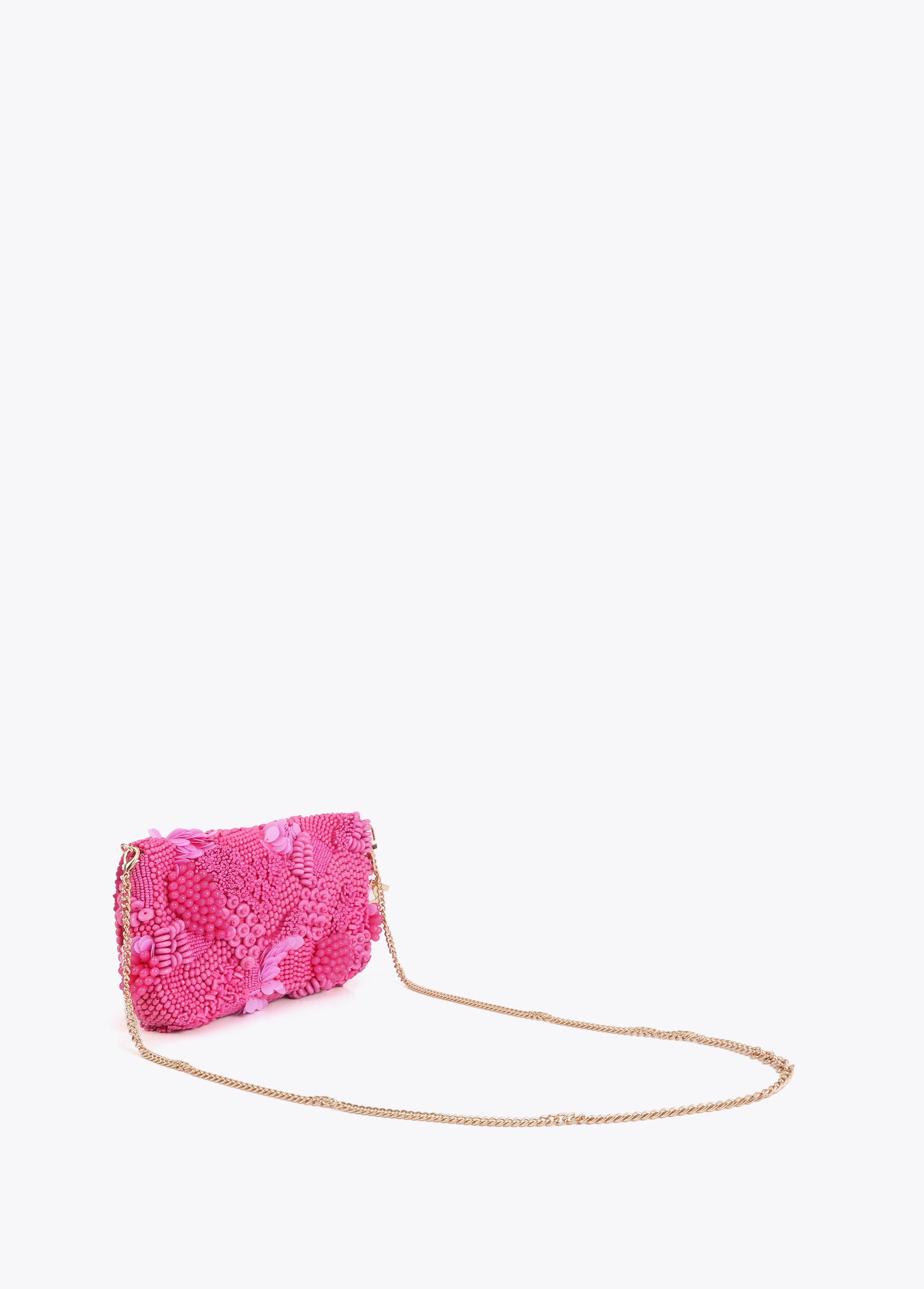 Tone-On-Tone Beaded Baguette