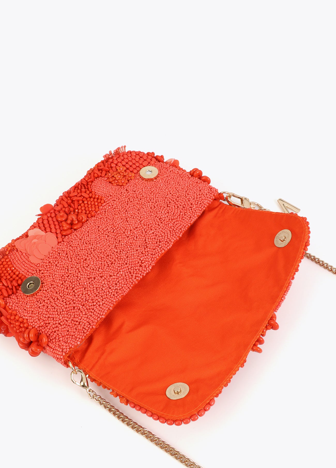 Tone-On-Tone Beaded Baguette
