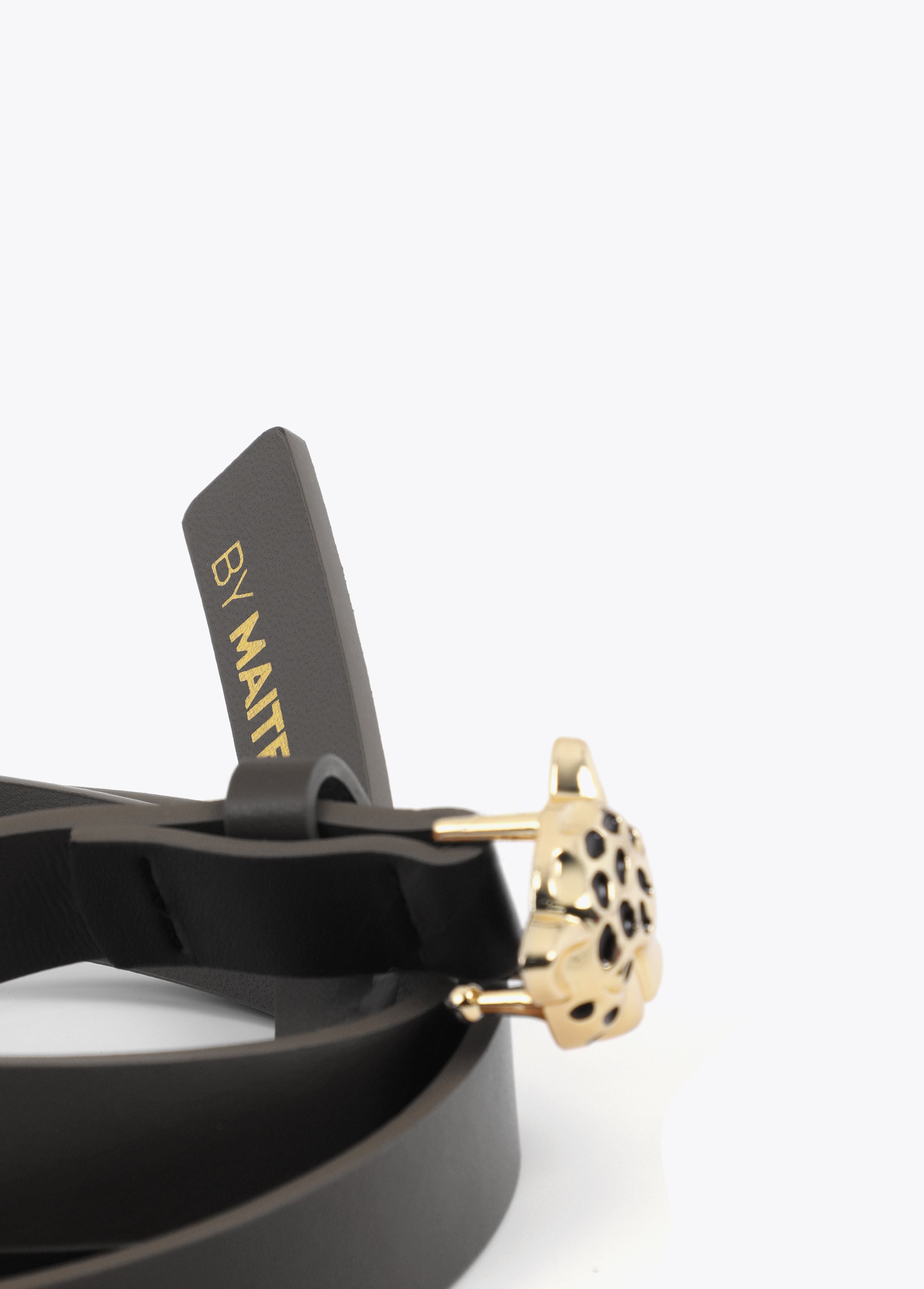Personalized Leopard Buckle Belt