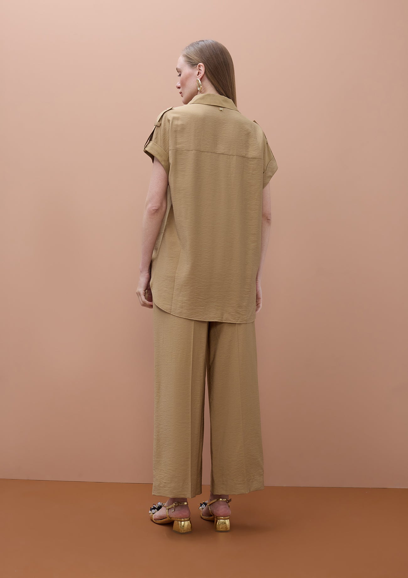 Fluid Culotte Pants