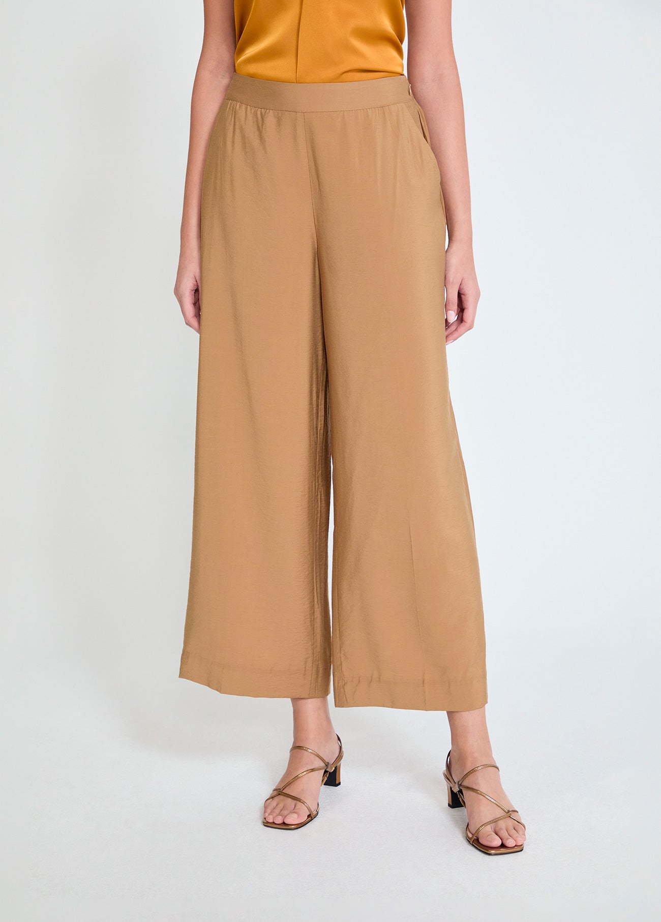 Fluid Culotte Pants