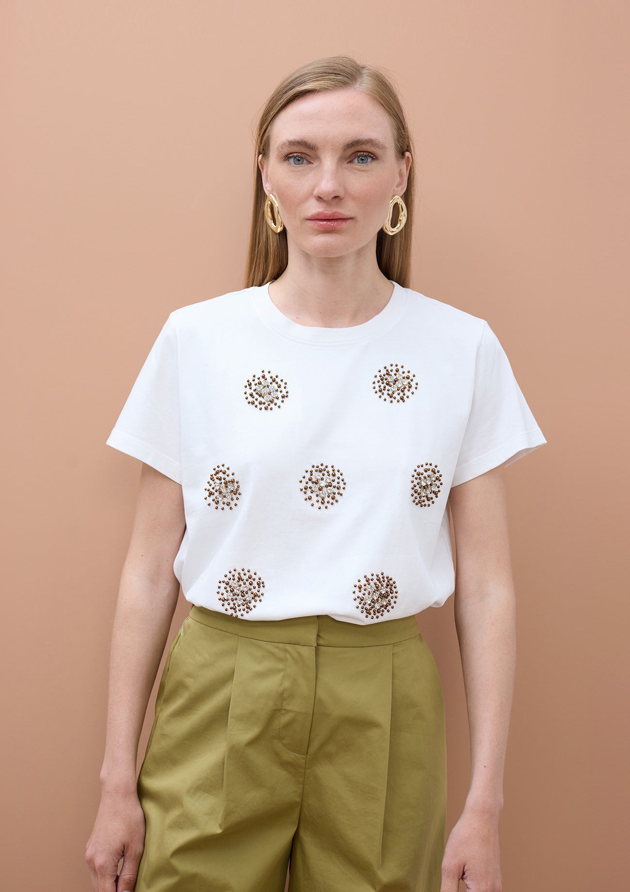 Flower and Jewelry T-shirt