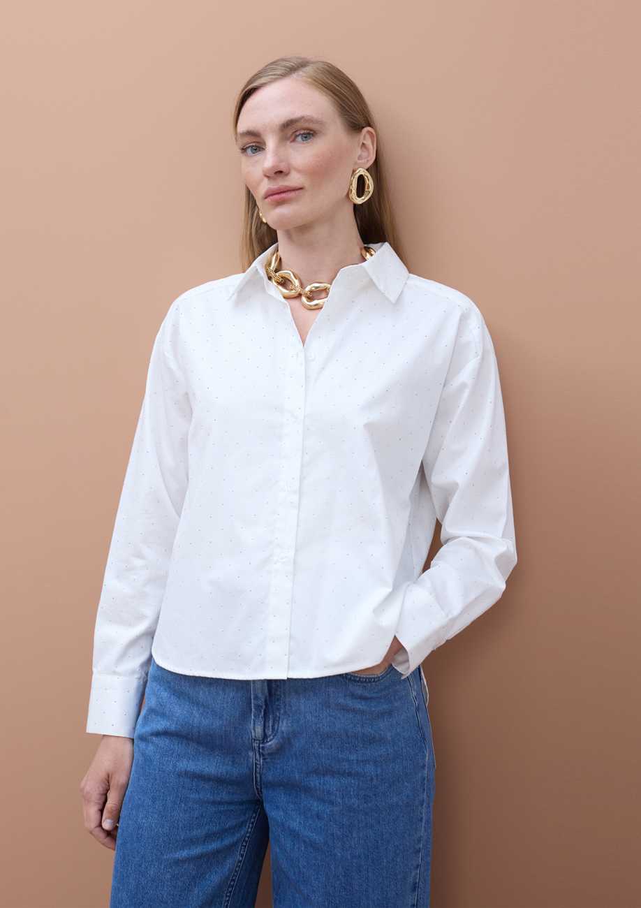 Poplin Shirt with Estras Details
