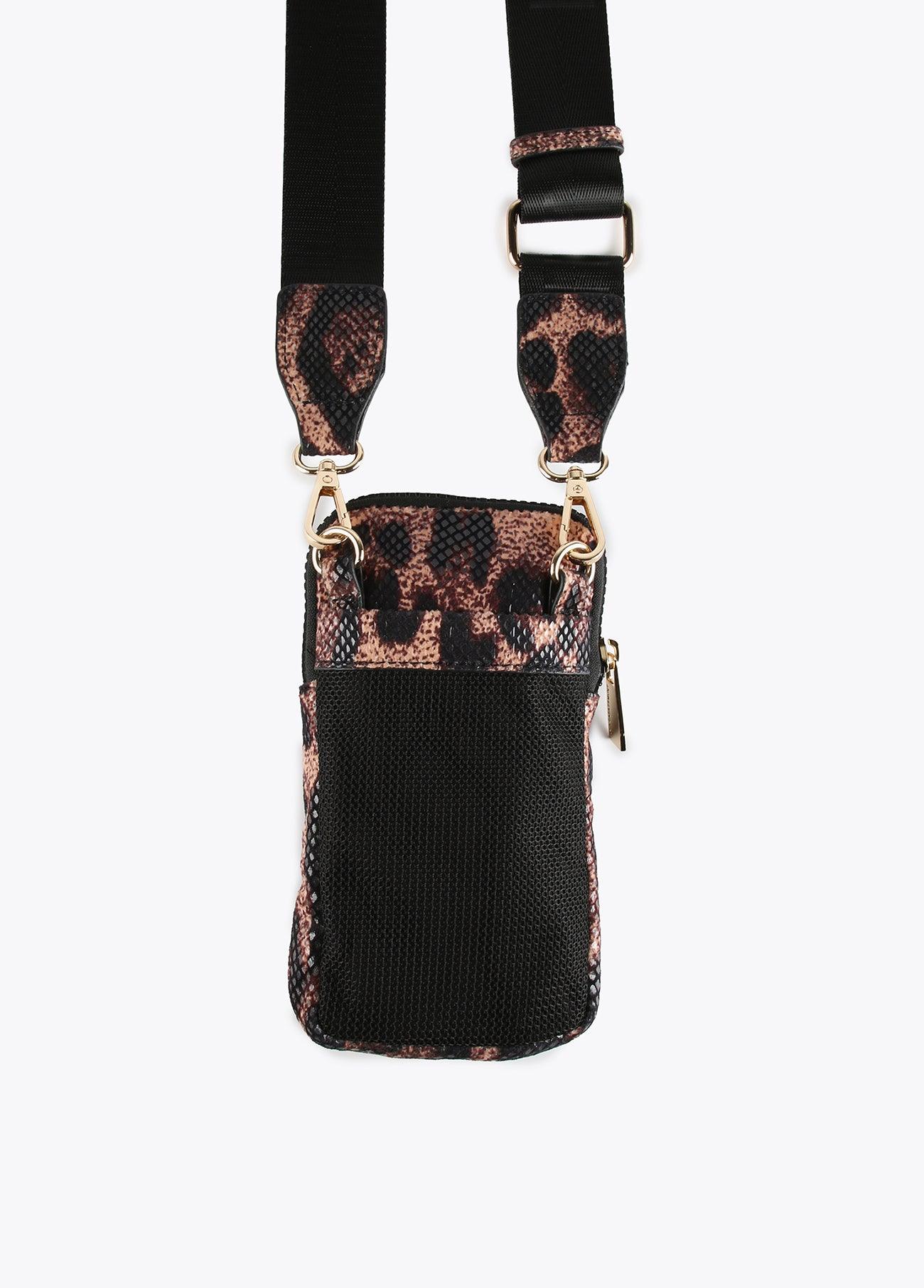 12402003-Mini animal print mobile phone bag-Printed