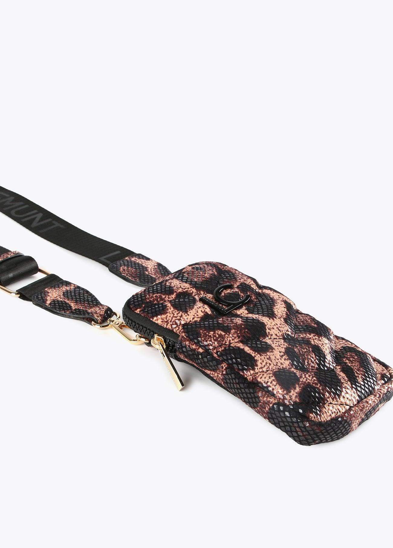 12402003-Mini animal print mobile phone bag-Printed