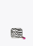 12405011-Zebra print purse-White