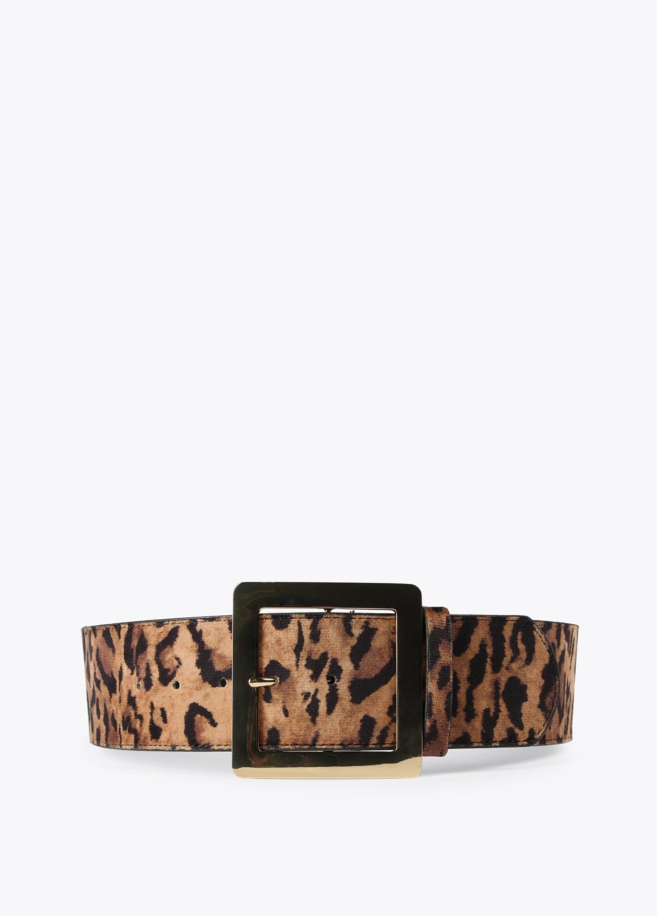 12407011-Animal print elastic belt-Printed