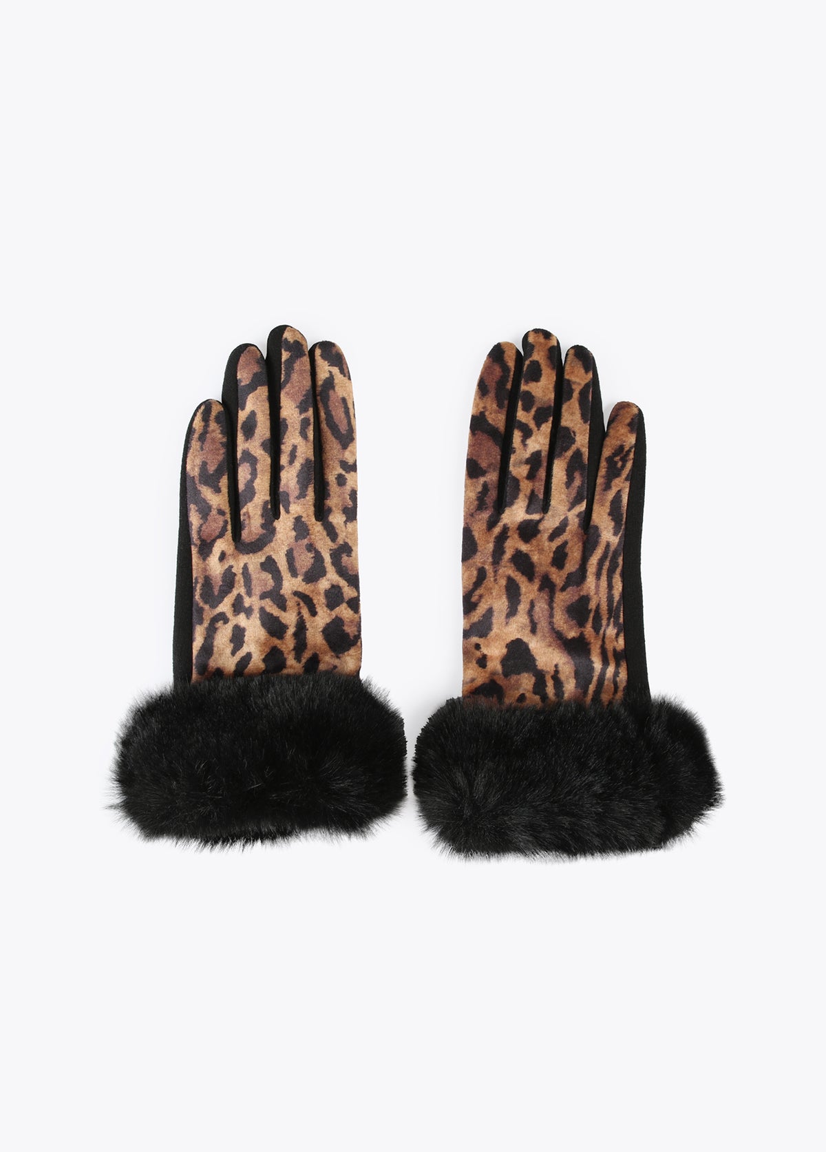 12409005-Animal print gloves-Printed