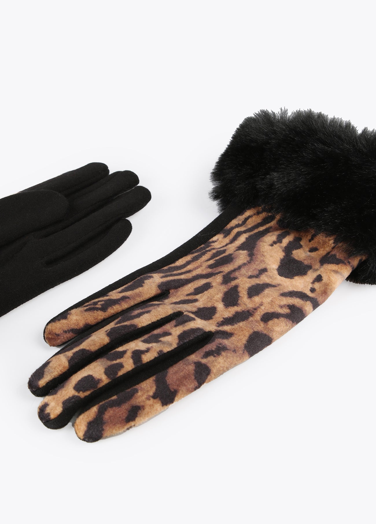 12409005-Animal print gloves-Printed