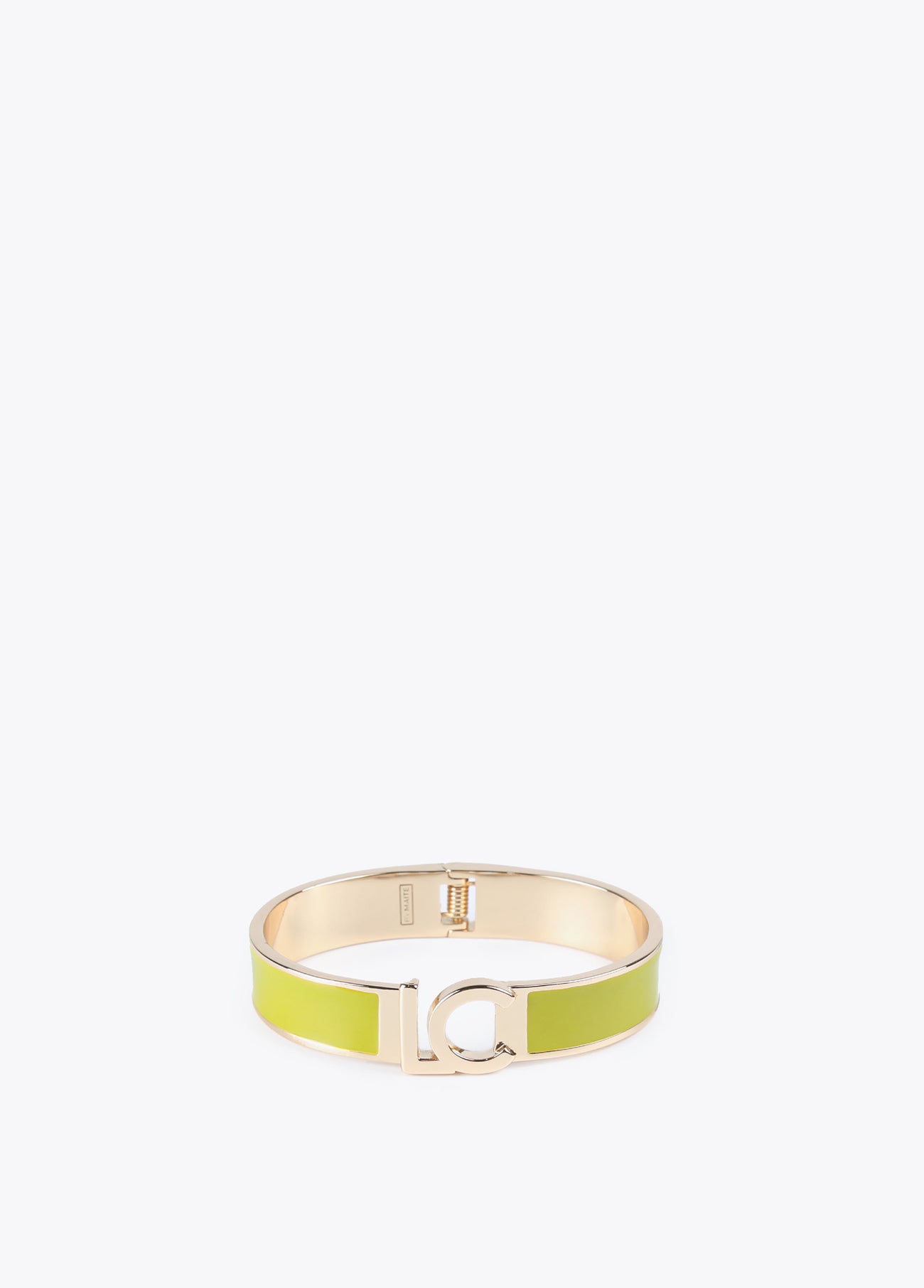 12413004-LC lacquered bracelet-Lime