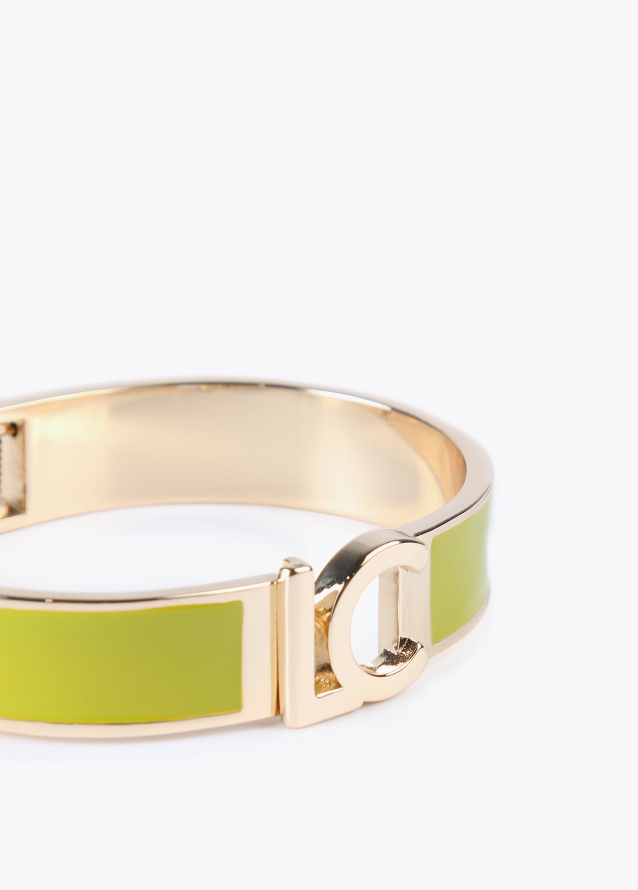 12413004-LC lacquered bracelet-Lime