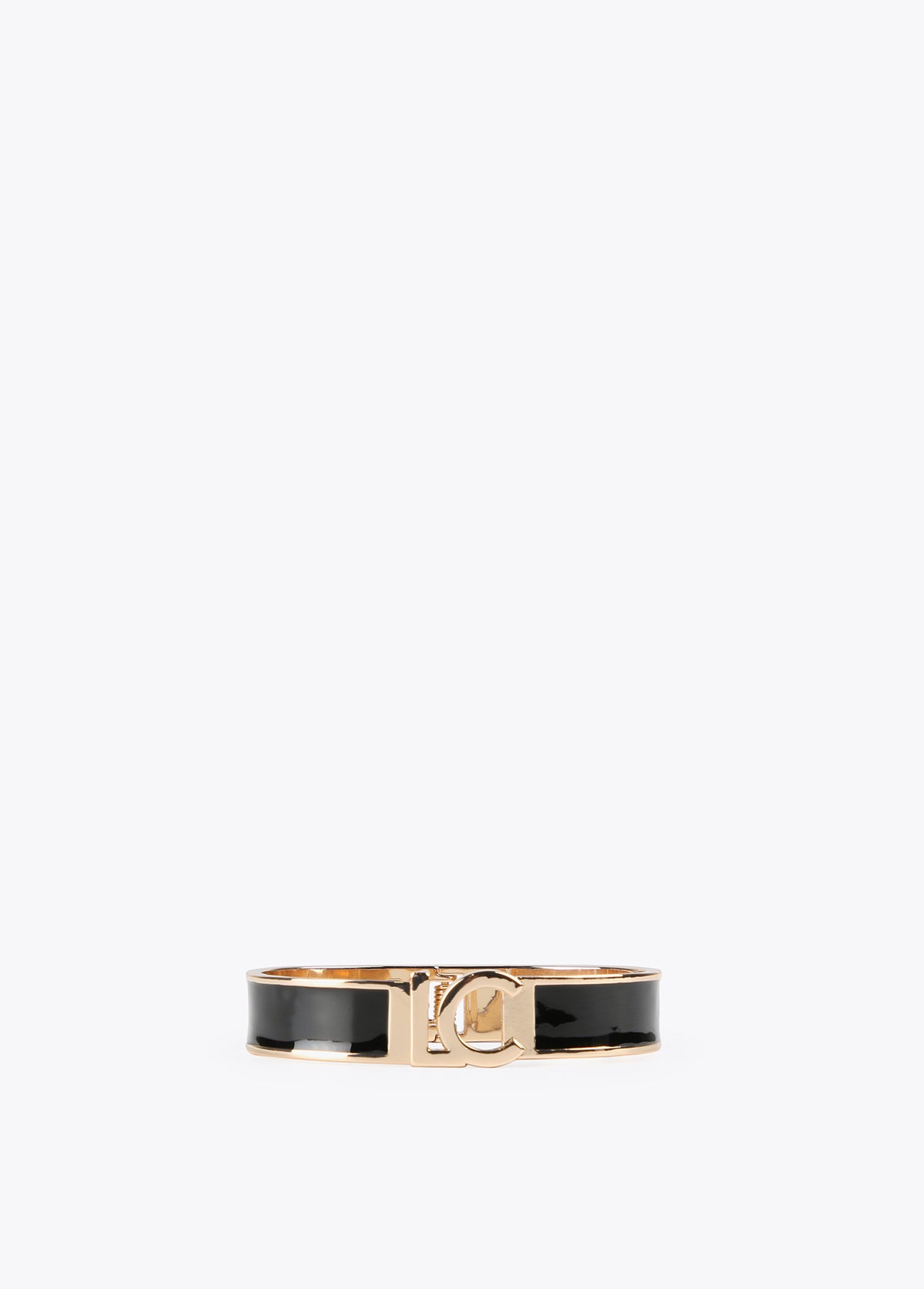 12413004-LC lacquered bracelet-Black