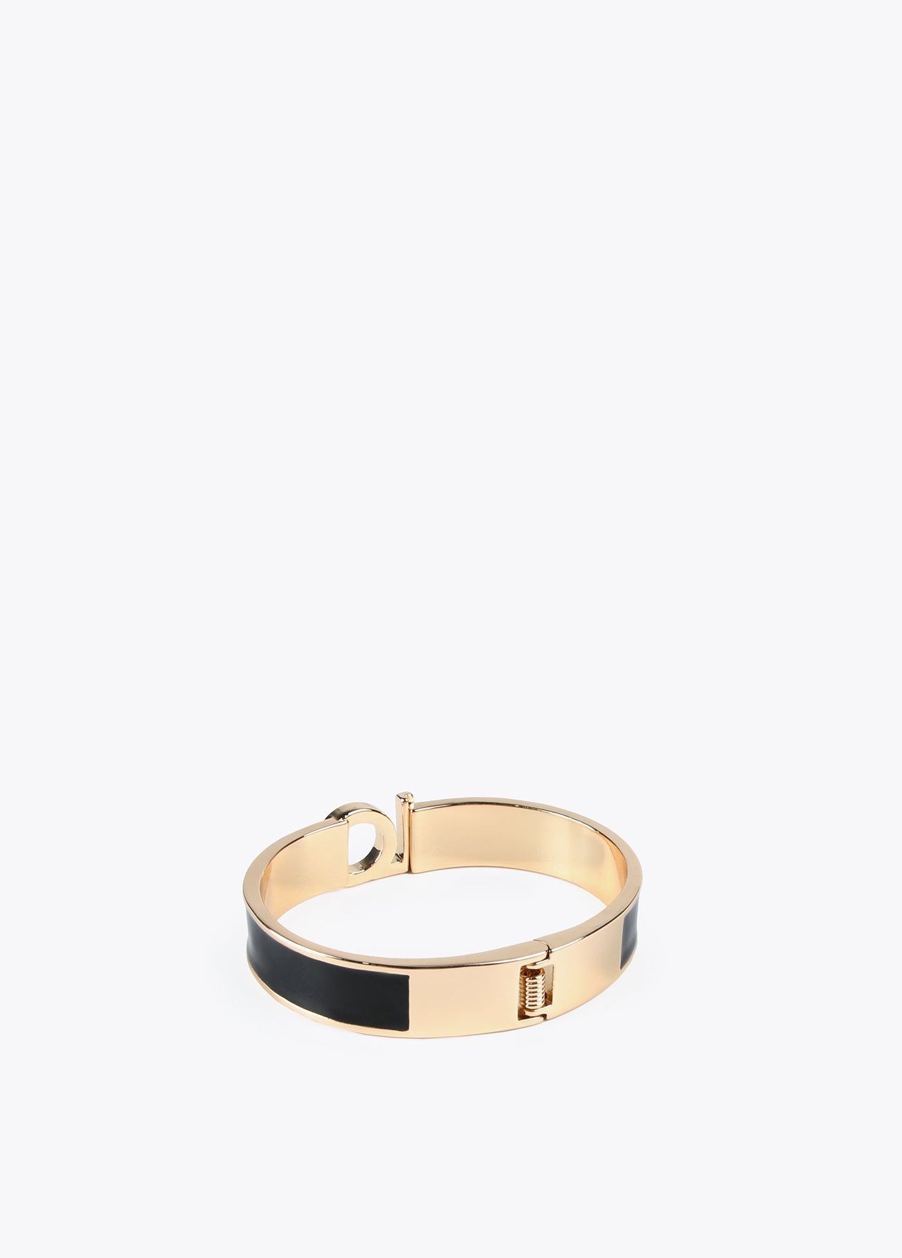 12413004-LC lacquered bracelet-Black